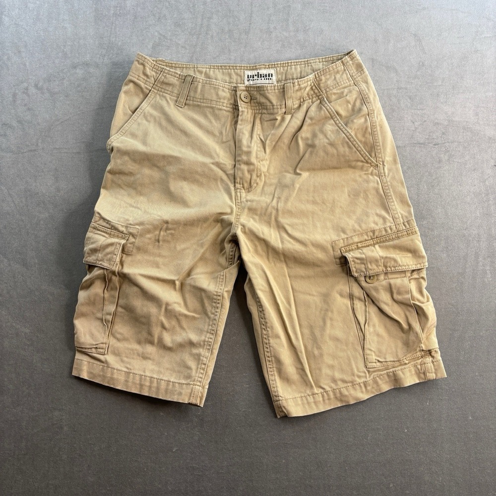 UNIONBAY Mens Cargo Shorts Khaki Tan Size 32